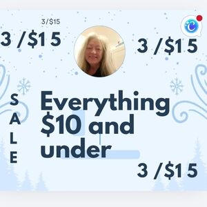$15 MINIMUM Sale